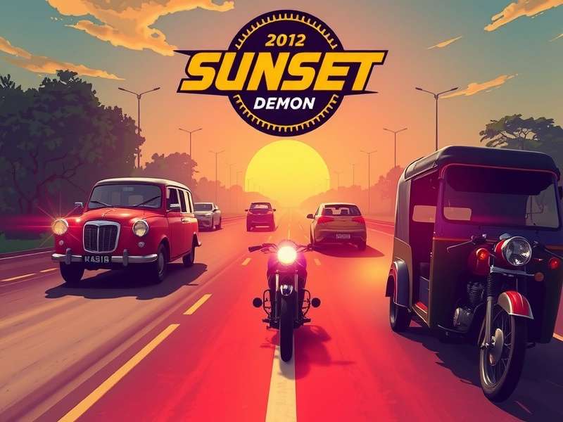 Sunset Speed Demon Game Cover